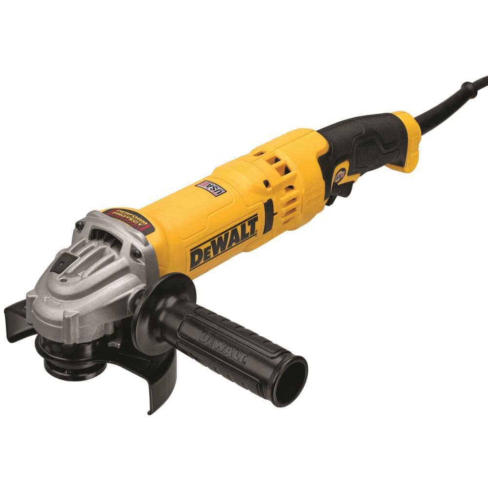 DEWALT Angle Grinder Tool, 4-1/2 to 5-Inch, Trigger Switch(DWE43115), Yellow