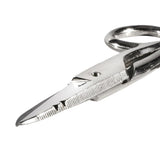 Klein Tools 2100-8 Scissors, Made in USA, Electrician Free Fall Snips, Stainless Steel Cut 19 and 23 AWG Electrical Communication Wire, Cable and Cordage