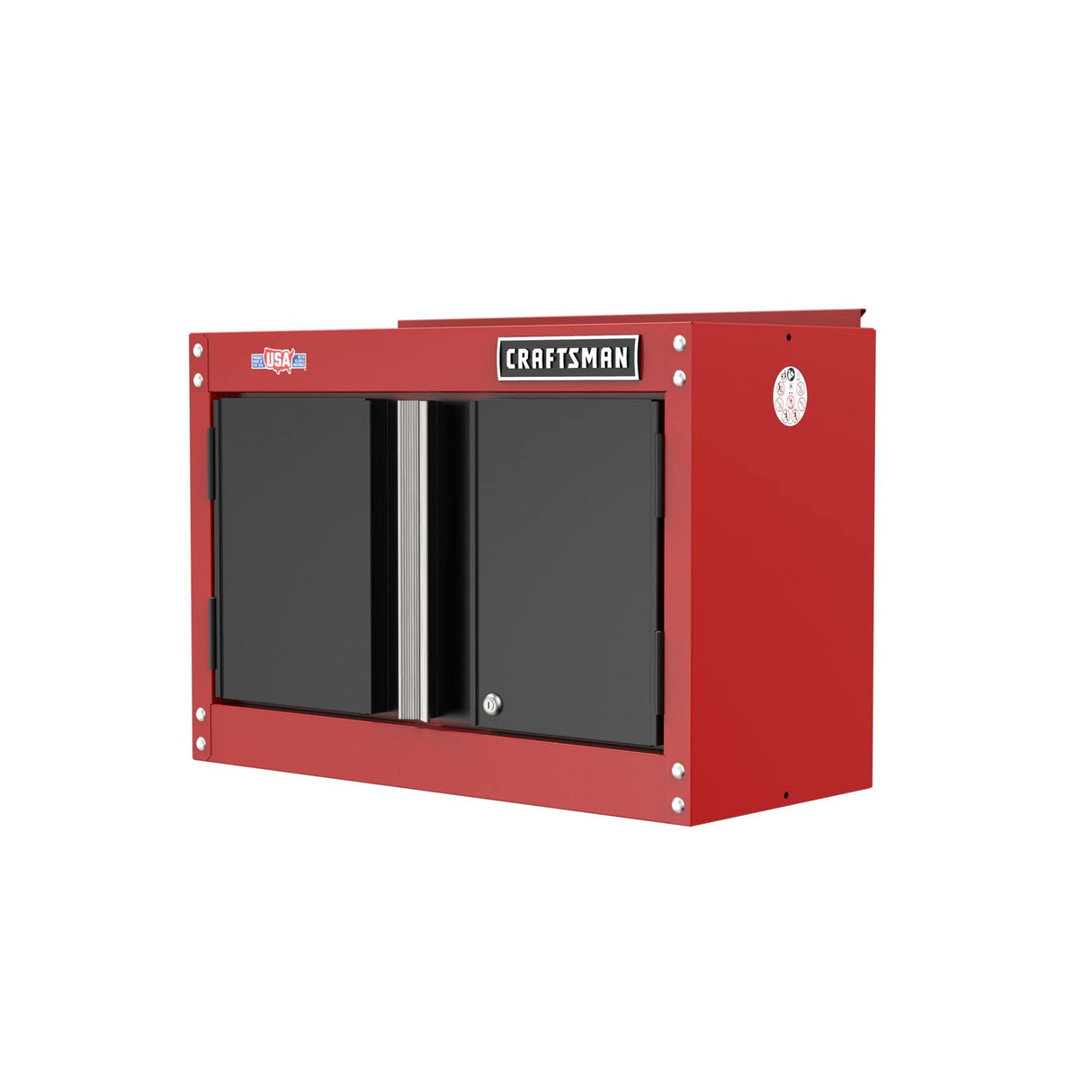 CRAFTSMAN Garage Storage Cabinet, Metal, Wall Mounted, 2-Door (CMST21802RB)