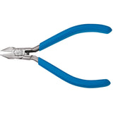 Klein Tools D230-4C Pliers, Made in USA, Midget Diagonal Cutting Electronics Pliers with Semi-Flush Design to Cut Nickel Ribbon Wire, 4-Inch