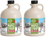Butternut Mountain Farm Pure Vermont Maple Syrup, Organic, Grade A, Amber Rich, 12 oz, Easy Squeeze Bottle