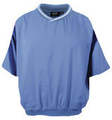 Akwa Made in USA Men's Microfiber Water Repellent Short Sleeve Pullover Golf Windshirt