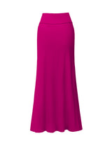 Hybrid & Company Women Versatile Fold Over Waist Maxi Skirt/Convertible Dress