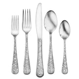Liberty Tabletop Oliver Puppy 40 Piece Flatware Set Service for 8 Dog Themed Stainless Steel Silverware Made in the USA (40)