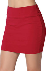 Sweet Hearts Mini Pencil Skirt for Women- Above Knee Basic Basic Bodycon Skirt Made in USA