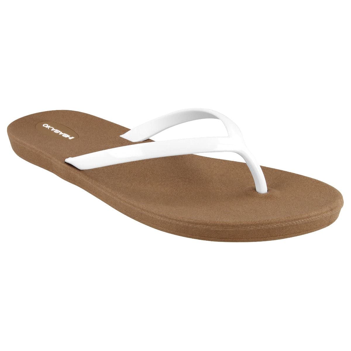 OKABASHI Women's Shoreline Flip Flop | Sculpted Footbeed for All-Day Comfort | Slip-Resistant & Waterproof | Sustainably Made in the USA