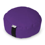 Bean's ZAFU - Meditation Floor Cushion - Round Earth Cotton Zen Yoga Pillow - Tibetan Style for Mindful Kneeling Prayer Seat - Made in USA - US Organic Buckwheat Hulls - Comfort Calm Contemplate