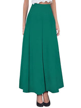 Hybrid & Company Women Versatile Fold Over Waist Maxi Skirt/Convertible Dress