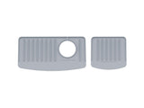WeatherTech FaucetMat Duo - Protect Your Kitchen & Bathroom Countertops - Dark Grey/Slate