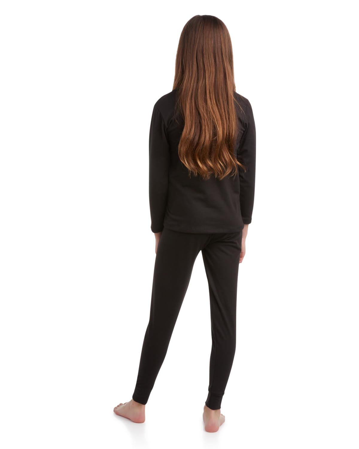 Sweet Hearts Thermal Underwear Set – 2 Piece Fleece Lined Top and Long Johns - Performance Base Layer Set: Made in USA