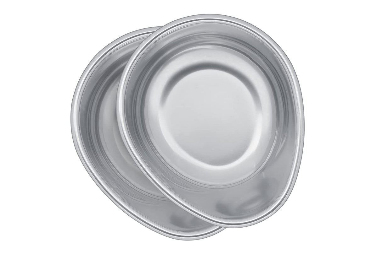 WeatherTech Extra Pair of Bowls - 8 oz, Stainless Steel (BOWL08PR)