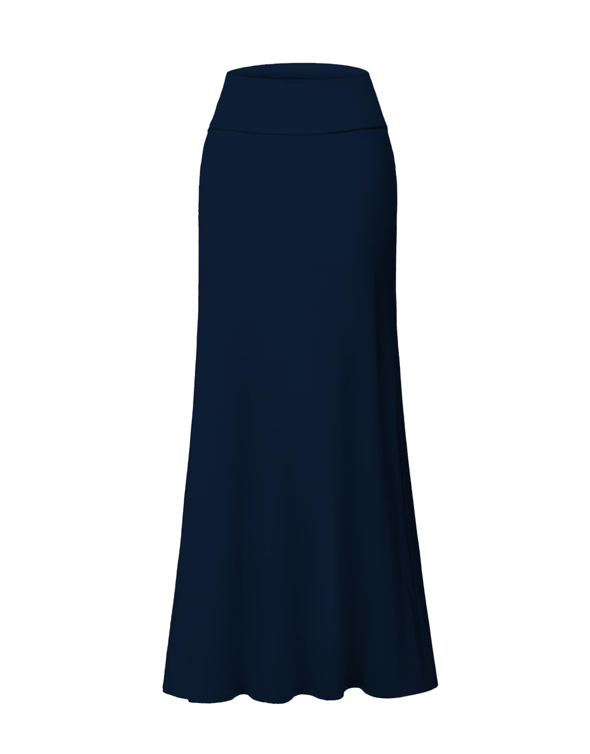 Hybrid & Company Women Versatile Fold Over Waist Maxi Skirt/Convertible Dress