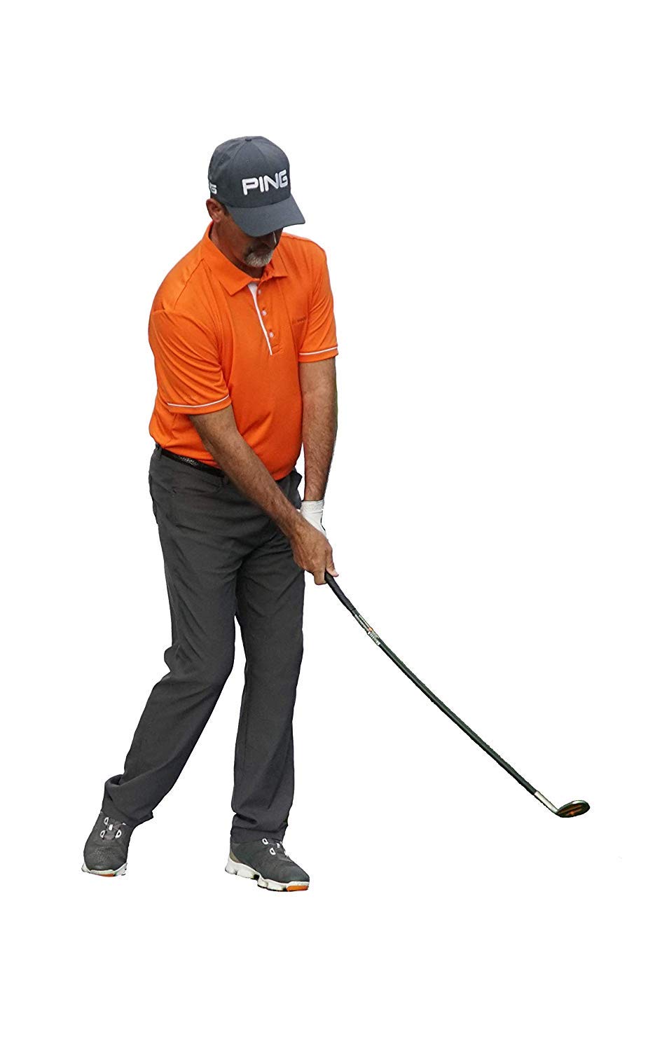 Orange Whip Wedge Golf Short Game Swing Trainer Aid - Made in USA, 35.5”