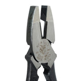 Klein Tools D20009NEGLW Side Cutter Linemans Pliers Cut ACSR, Screws, Nails, Hard Wire, 9-Inch Hi-Viz Pliers