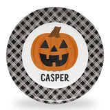 Tiny Expressions - Personalized Holiday Plates for Kids with Customized Name | BPA Free | Dishwasher Safe | Made in the USA (Christmas Plate)