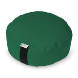 Bean's ZAFU - Meditation Floor Cushion - Round Earth Cotton Zen Yoga Pillow - Tibetan Style for Mindful Kneeling Prayer Seat - Made in USA - US Organic Buckwheat Hulls - Comfort Calm Contemplate