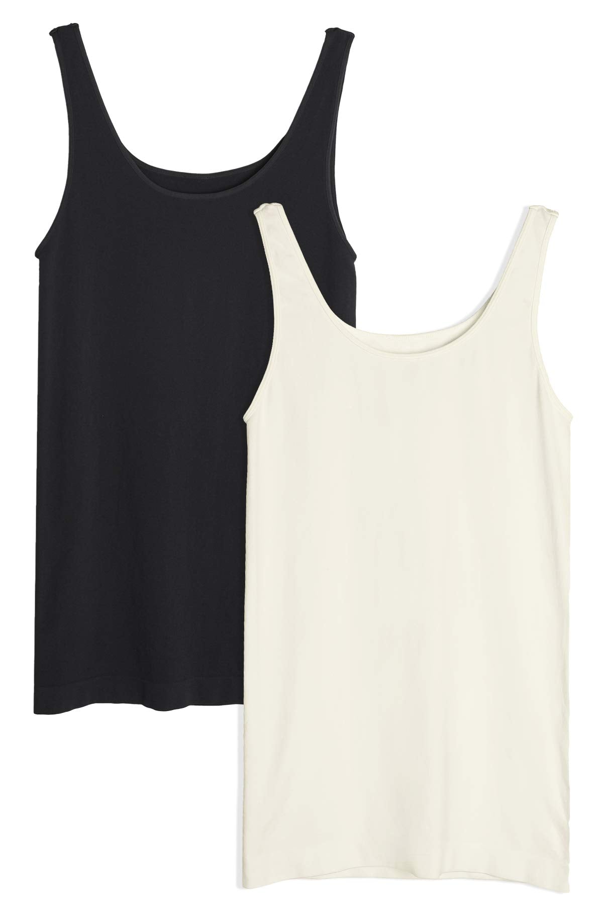 NIKIBIKI Women Seamless Basic Jersey Tank Top, Made in U.S.A, One Size