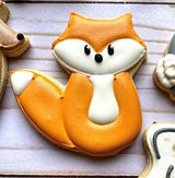 Woodland Cookie Cutters 5-Pc. Set Made in USA by Ann Clark, Fox, Deer, Owl, Hedgehog, Mushroom