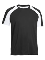 Expert Brand USA-Made Men's Drimax Dry Fit Raglan Colorblock Athletic T-Shirt