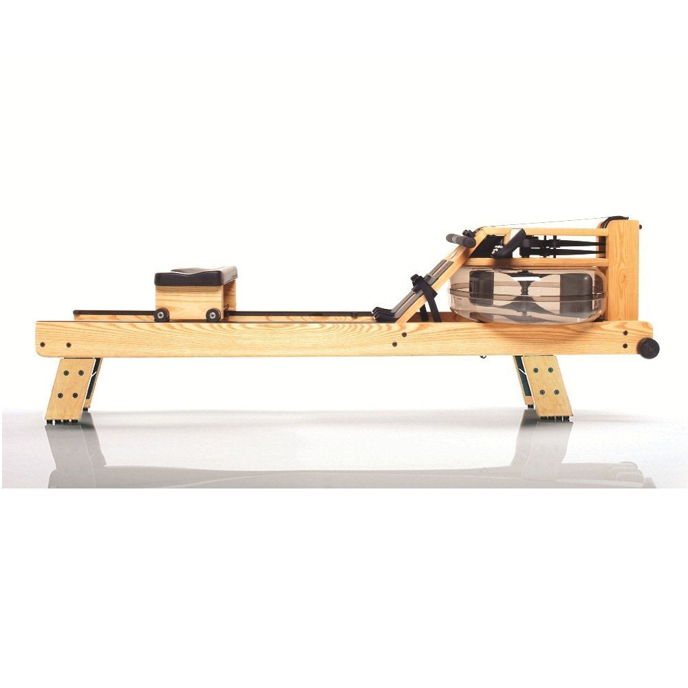 WaterRower Ash Rowing Machine with S4 Monitor | USA Made Water Rower | Original Handcrafted Erg Machine for Home Use & Gym