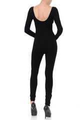 7Wins JJJ Women Catsuit Cotton Long Sleeve Yoga Bodysuit Jumpsuit/Made in USA