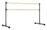 VITA Barre Portable Freestanding Double Ballet Barre, Extreme, Wood | Fixed Height, Made in USA, Home or Gym Exercise Equipment for Kids & Adults | Dance, Fitness, Pilates
