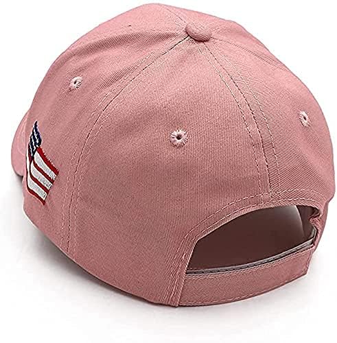 Trump 2024 Hat, Donald Trump 2024 Cap Save America Again MAGA USA Embroidery Pink Hat Made in USA