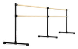 VITA Barre Portable Freestanding Double Ballet Barre, Extreme, Wood | Fixed Height, Made in USA, Home or Gym Exercise Equipment for Kids & Adults | Dance, Fitness, Pilates
