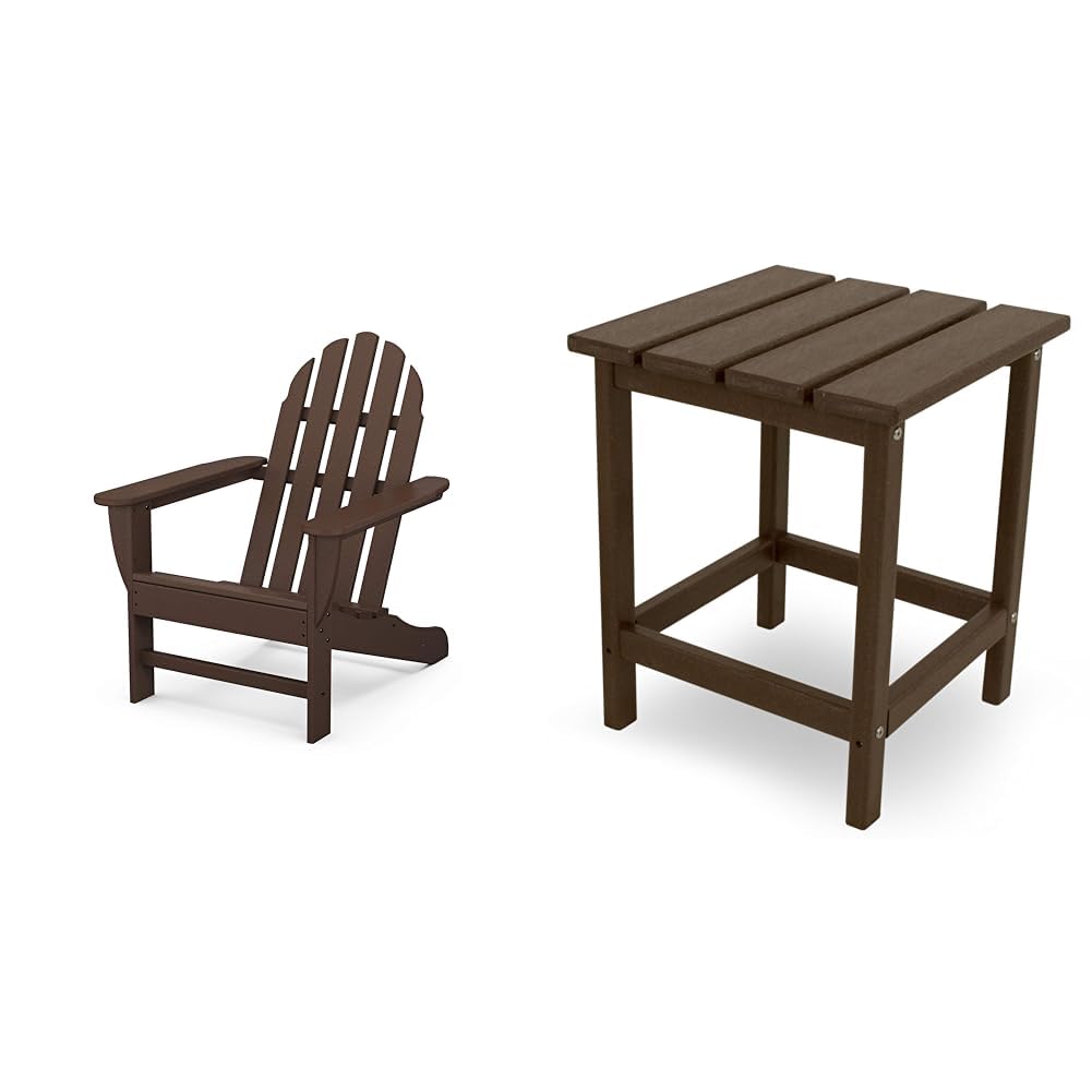 POLYWOOD AD4030PB Classic Outdoor Adirondack Chair, Pacific Blue