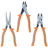 Klein Tools 1005RINS Insulated Pliers, Made in USA, Cutting / Crimping Tool for Insulated and Non-Insulated 10 to 22 AWG Wire and Connectors,1000V Rated