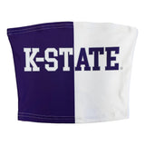 Lojobands Women's Tailgate Outfit College Two Tone Color Block Tube Top Made in USA One Size Fits Most