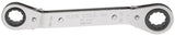 Klein Tools 68240 Fully Reversible Ratcheting Offset Box Wrench, 5/8 x 11/16-Inch, Made in USA