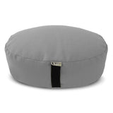 Bean's ZAFU - Meditation Floor Cushion - Round Earth Cotton Zen Yoga Pillow - Tibetan Style for Mindful Kneeling Prayer Seat - Made in USA - US Organic Buckwheat Hulls - Comfort Calm Contemplate