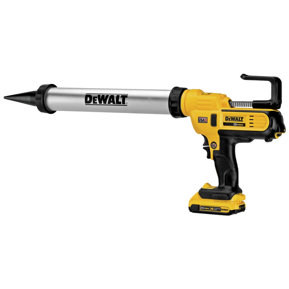 DEWALT 20V MAX* Cordless Caulking Gun, Sausage Pack, 300-600ml, Tool Only (DCE580B)