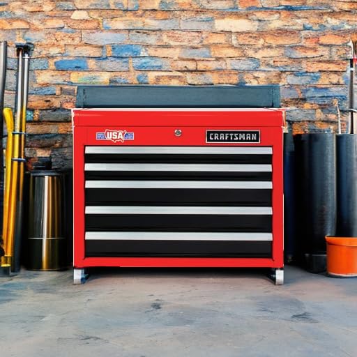 CRAFTSMAN 2000 Series 26-in W x 19.75-in H 5-Drawer Steel Tool Chest (Red)