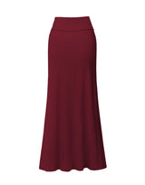 Hybrid & Company Women Versatile Fold Over Waist Maxi Skirt/Convertible Dress