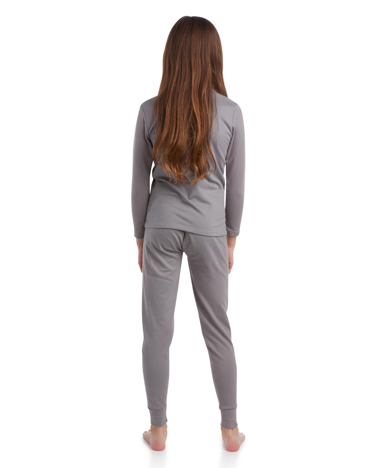 Sweet Hearts Thermal Underwear Set – 2 Piece Fleece Lined Top and Long Johns - Performance Base Layer Set: Made in USA