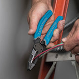Klein Tools K12035 Klein-Kurve Wire Cutters, Heavy Duty Wire Stripping Tool, Made in USA