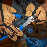 Klein Tools D2000-28 Pliers, Made in USA, Diagonal Cutting Pliers with Angled Head are Heavy-Duty to Cut ACSR, Screws, Nails, Most Hardened Wire, 8-Inch