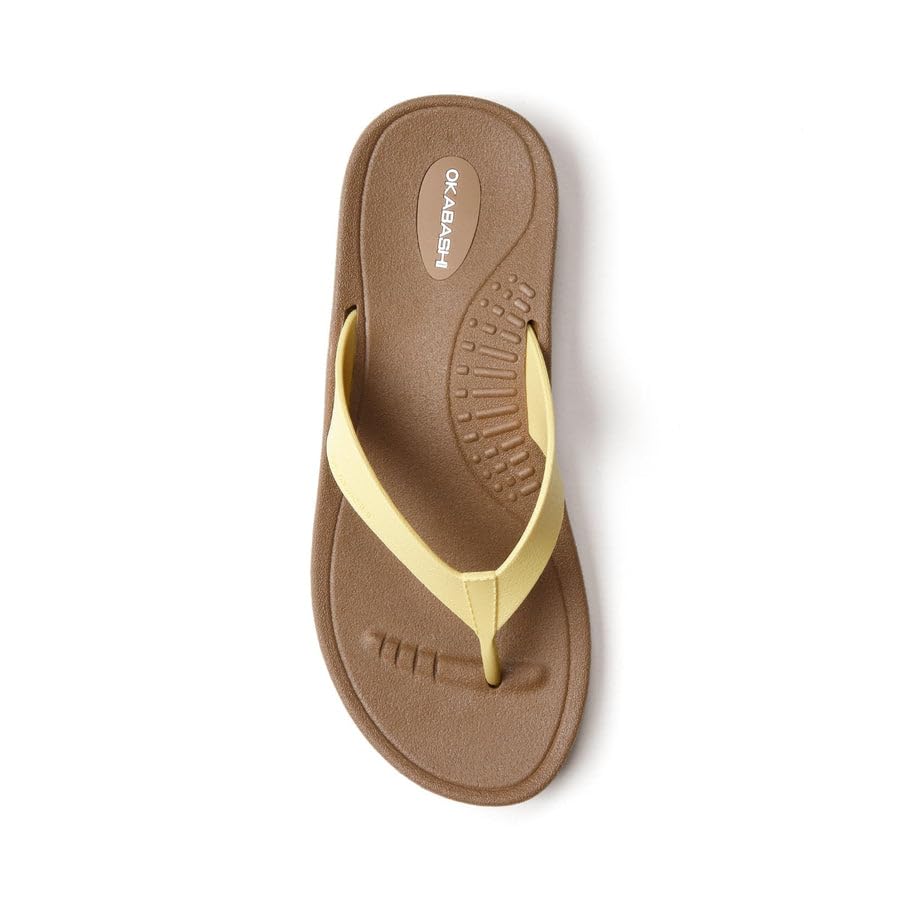 OKABASHI Women's Breeze Flip Flop | Contoured Footbed w/Arch Support for All-Day Comfort | Slip-Resistant & Waterproof | Sustainably Made in The USA