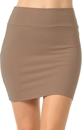 Sweet Hearts Mini Pencil Skirt for Women- Above Knee Basic Basic Bodycon Skirt Made in USA