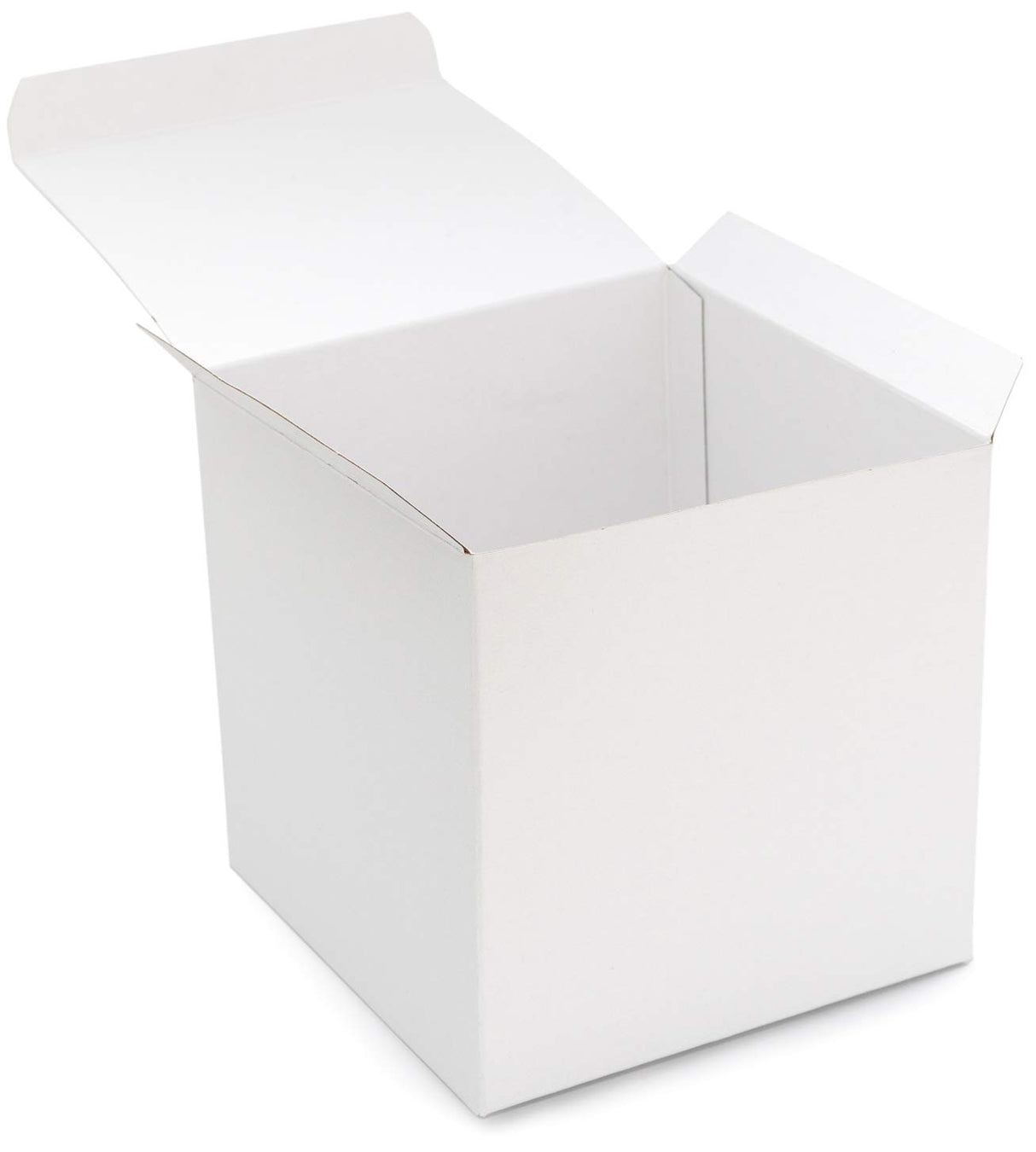 Made in USA 10-Count Recycled Brown Kraft Gift Boxes (5" X 5" X 3") with Tuck Lids for Weddings, Crafting and Baking Packaging Needs