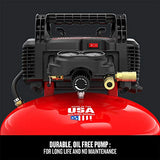 CRAFTSMAN Air Compressor, 6 Gallon, Pancake, Oil-Free with 13 Piece Accessory Kit (CMEC6150K)
