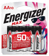 Energizer AA Batteries, Max Double A Battery Alkaline, 8 Count (Pack of 4)
