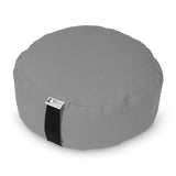 Bean's ZAFU - Meditation Floor Cushion - Round Earth Cotton Zen Yoga Pillow - Tibetan Style for Mindful Kneeling Prayer Seat - Made in USA - US Organic Buckwheat Hulls - Comfort Calm Contemplate