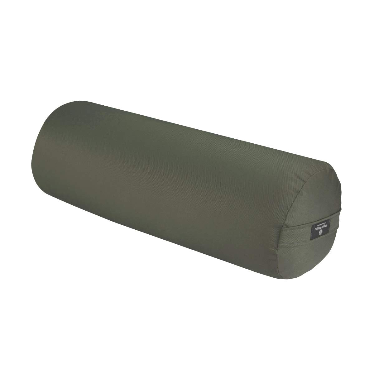 Hugger Mugger Round Yoga Bolster - Firm Round Shape, Higher Profile, Great Under Knees, Soft Support, Handmade in The USA
