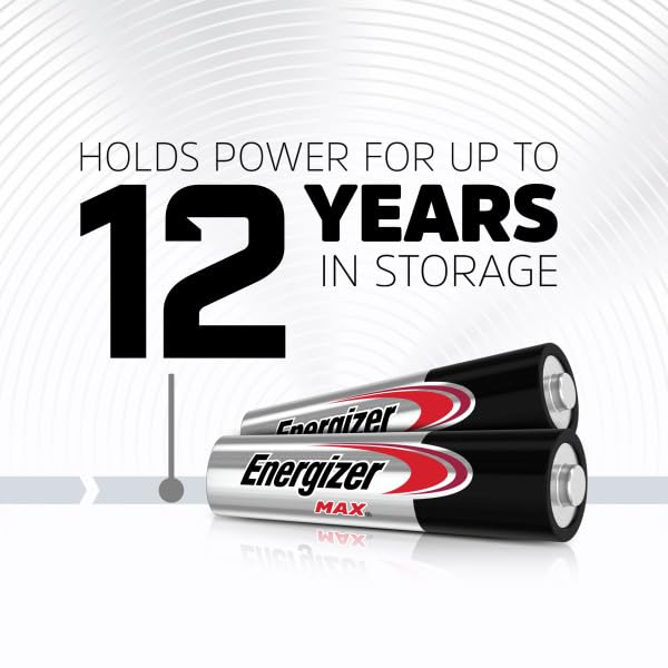 Energizer AA Batteries, Max Double A Battery Alkaline, 8 Count (Pack of 4)