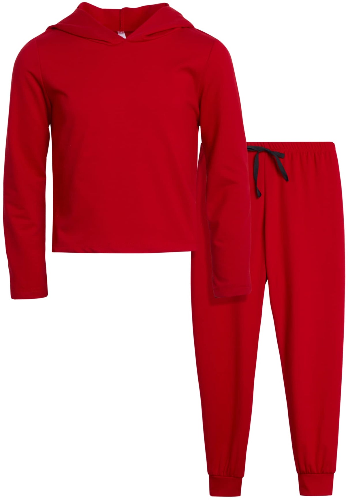 Sweet Hearts Girls' Sweatsuit Set - 2 Piece Super Soft Fleece Lined Pullover Hoodie and Jogger Sweatpants: Made in USA (7-16)