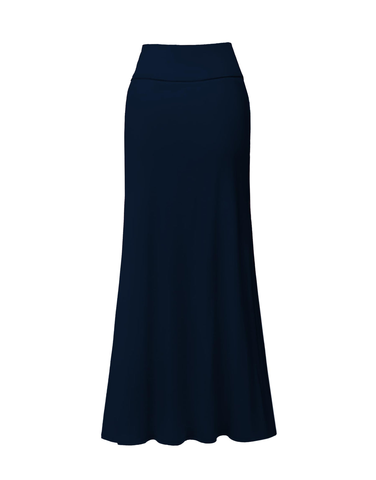 Hybrid & Company Women Versatile Fold Over Waist Maxi Skirt/Convertible Dress