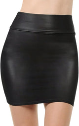 Sweet Hearts Mini Pencil Skirt for Women- Above Knee Basic Basic Bodycon Skirt Made in USA